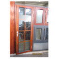 Powder coated aluminum alloy modern design frosted glass bathroom door